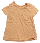 Lacné dievčenské tričká s krátkym rukávom veľkosť 80
