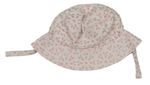 Bielo-ružový vzorovaný klobúk Mothercare
