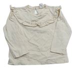 Luxusné dievčenské tričká s dlhým rukávom veľkosť 80, H&M