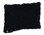 Černý pletený nákrčník