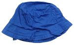 Modrý plátenný zavazovací klobúk lupilu