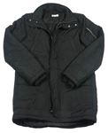Čierna šušťáková zimná bunda H&M