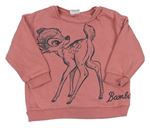 Ružová mikina s Bambim Disney