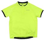 Neónově zelené cyklistické tričko Pinnacle