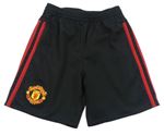 Černé fotbalové kraťasy - Manchester United Adidas