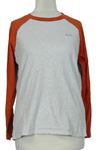 Dámske sivo-oranžové tričko Superdry
