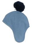 Modrá pletená čapica s brmbolcom LEIGH TUCKER