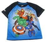 Čierno-modré tričko s Avengers Marvel