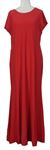 Dámske červené dlhé šaty Marisota