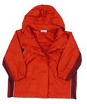 Červená šušťáková jarná bunda s kapucňou Impidimpi