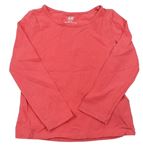 Dievčenské tričká s dlhým rukávom veľkosť 104 H&M