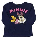 Tmavomodré tričko s Minnie Disney