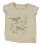 Dievčenské tričká s krátkym rukávom Mothercare | BRUMLA.SK