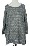 Luxusné dámske tričká s dlhým rukávom veľkosť 46 (XL)