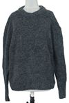 Dámsky sivý vlnený sveter H&M