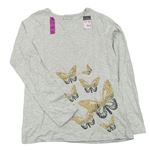 Sivé tričko s motýly Primark