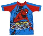 Modro-červené UV tričko so Spider-manem Marvel