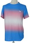 Pánske modro-ružové tónové tričko Primark