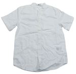 Biela ľanová košeľa H&M