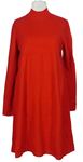 Dámske červené svetrové šaty Vero Moda