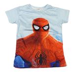Svetlomodré tričko so Spidermanem