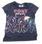 Tmavomodré tričko s My little poney