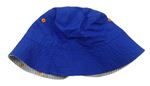 Modor-pruhovaný obojstranný klobúk M&S