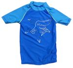 Modré UV tričko so žralokom Mountain Warehouse