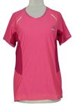 Dámske neónově ružovo-ružové bežecké tričko Karrimor