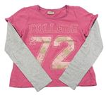 Dievčenské tričká s dlhým rukávom veľkosť 152 | BRUMLA.SK