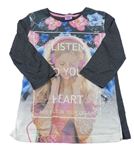 Luxusné dievčenské tričká s dlhým rukávom veľkosť 146, F&F