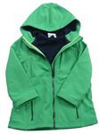 Zelená softshellová bunda s kapucňou Topolino