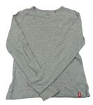Lacné dievčenské tričká s dlhým rukávom veľkosť 158