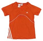 Červené športové tričko Adidas