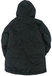 Černá šusťáková zimní bunda s nášivkou/logem zn. Sonneti