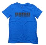 Modré tričko s logom Puma