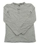 Lacné chlapčenské tričká s dlhým rukávom veľkosť 152