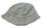 Sivý melírovaný teplákový klobúk Next