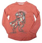 Oranžové tričko s dinosaurom Nutmeg