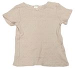 Luxusné dievčenské tričká s krátkym rukávom veľkosť 80, H&M