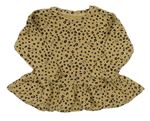 Béžové tričko s leopardím vzorom Matalan