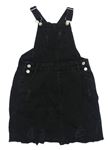 Čierna rifľová sukňa s trakami Matalan