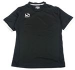 Čierno-biele športové tričko s logom Sondico