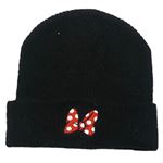 Čierna pletená čapica s Minnií Primark