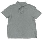 Sivé melírované polo tričko M&S