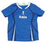 Modrý sportovní funkční dres - Itálie