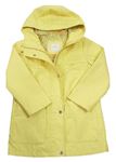 Žltý nepromokavý jarný kabát s kapucňou Next