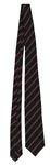 Černo-červeno-bílá pruhovaná kravata