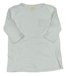 Lacné dievčenské tričká s dlhým rukávom veľkosť 152