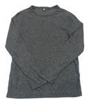 Sivé melírované tričko M&S